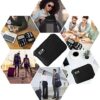 Travel Cable Organizer Bag Waterproof Portable Electronic Accessories Organizer for USB Cable Cord Phone Charger Headset Wire SD Card with 5pcs Cable Ties(Grey) - Image 7