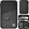 Electronics Organizer Bag Waterproof Travel Organizer Bag Electronics Accessories Pouch Bag Cable Storage Bag Portable Carrying Case for Cable Hard Drives Charger Phone Power Bank SD Card Pencil Black - Image 2