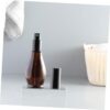 Beavorty 3pcs Fine Mist Spray Bottle Makeup Containers Black Container Lotion Travel Container Fine Mist Sprayer Amber Spray Bottle Glass Spray Refillable Perfume Spray Bottles Set - Image 4