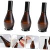 Beavorty 3pcs Fine Mist Spray Bottle Makeup Containers Black Container Lotion Travel Container Fine Mist Sprayer Amber Spray Bottle Glass Spray Refillable Perfume Spray Bottles Set - Image 3