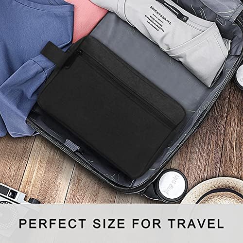 FYY Electronic Organizer, Travel Cable Organizer Bag Pouch Electronic Accessories Carry Case Portable Waterproof All-in-One Storage Bag for Cable, Cord, Charger, Phone, Earphone Black - Image 6