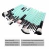 Travel Makeup Brush Set 25 Pcs Makeup Brushes Premium Cosmetic Make Up Brushes Foundation Blending Blush Concealer Shader Eyeshadow Eyeliner Set for Wife Women Girlfriend Valentines Day Gifts - Image 7