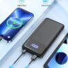 Portable Charger, 20000mAh Power Bank with Digital Display, 20W Fast Charging Battery Pack with USB C/USB A Output, Cell Phone Charger for iPhone 15/14 Samsung Pixel AirPods and More - Image 5
