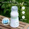 Momcozy Portable Bottle Warmer for Travel, Double Leak-Proof Travel Bottle Warmer with Fast Heating, Safety Material Baby Bottle Warmer for Dr. Brown, Philips Avent, Medela, Tommee Tippee, Comotomo - Image 7