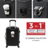 Wrangler 20" Smart Spinner Carry-On Luggage With Usb Charging Port ,Black - Image 3