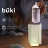 Büki Portable Bottle Warmer for Breastmilk or Baby Formula - Fast Heating + Leak-Proof + Adjustable Travel Warmer with Battery-Powered Temperature Display, Flashlight - 6000MAH Rechargeable Battery - Image 6